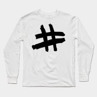 Hashtag Long Sleeve T-Shirt